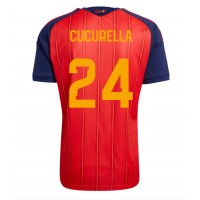 Billiga Spanien Marc Cucurella #24 Hemma fotbollskläder VM 2026 Kortärmad